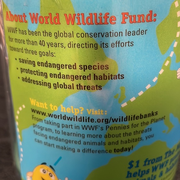 M & M’s Wild Adventure Endangered Wildlife Banks - Picture 3 of 4